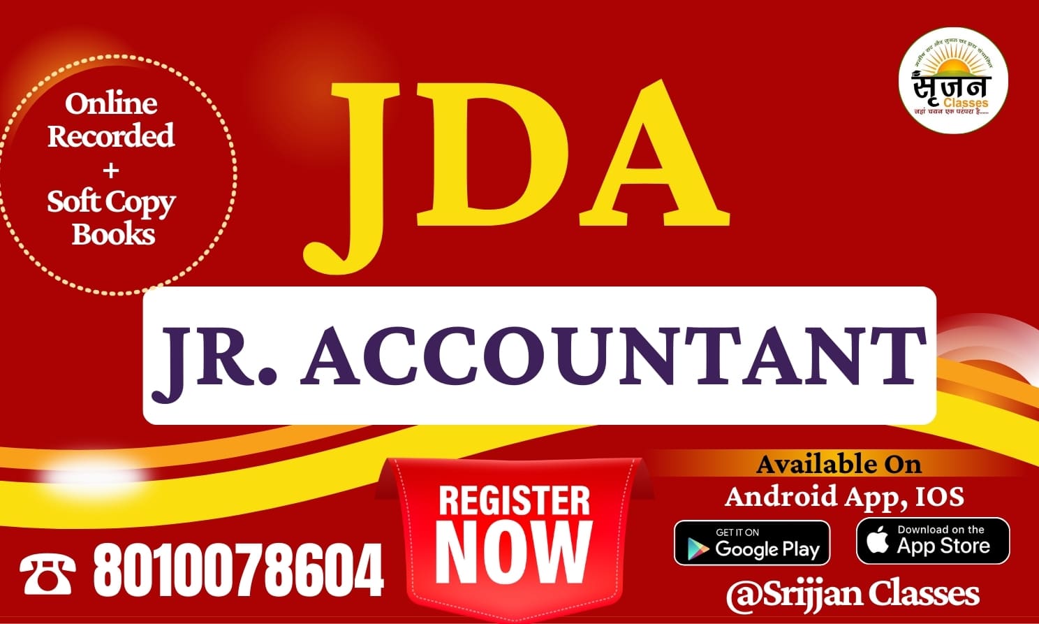 JDA Junior Accountant Course - Srijjan Institute